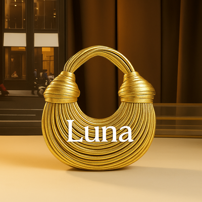 Luna Woven Clutch