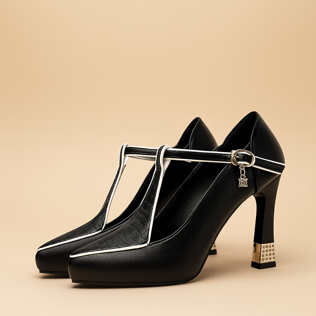 Aria Pointed Platform Heels