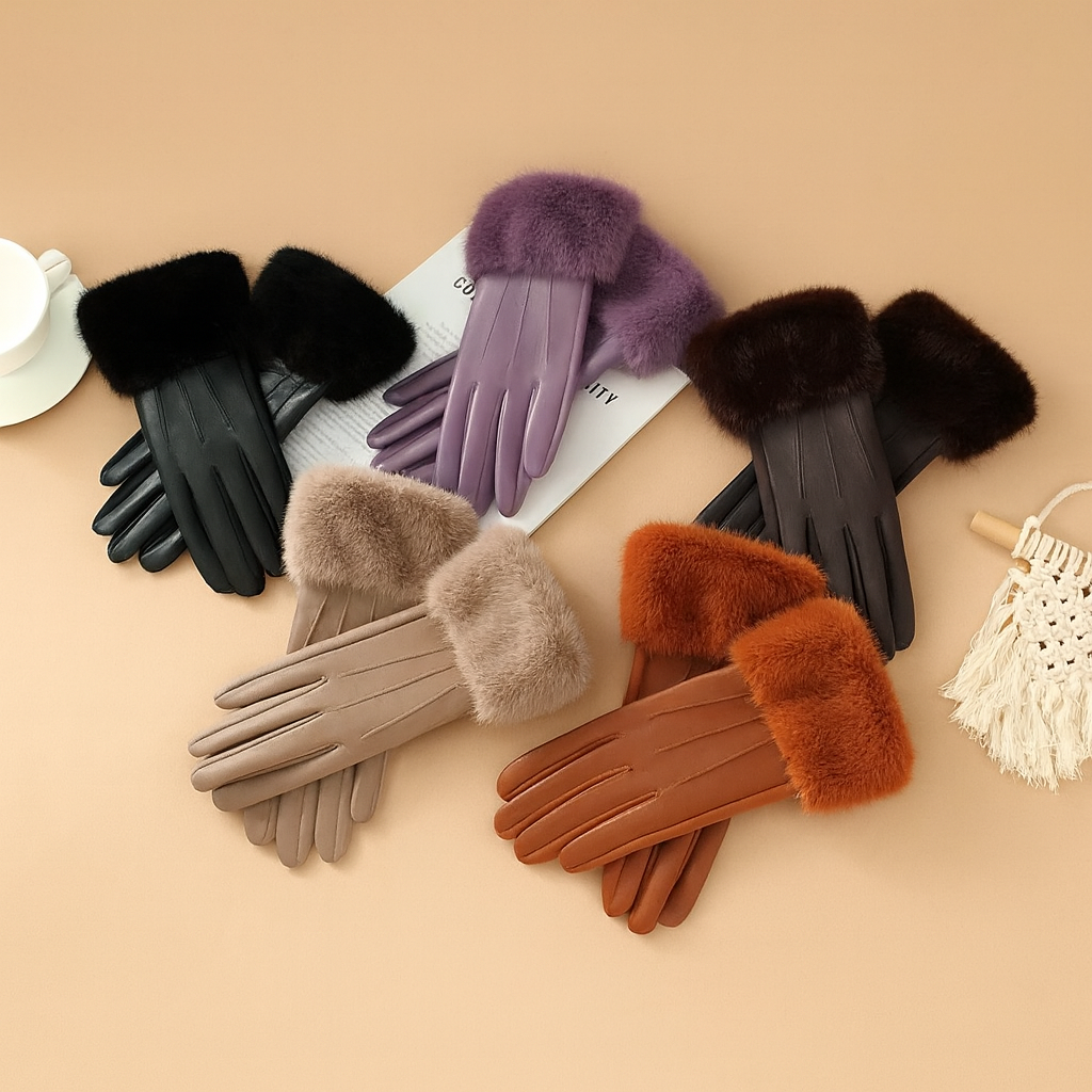 Orsay Leather Winter Gloves
