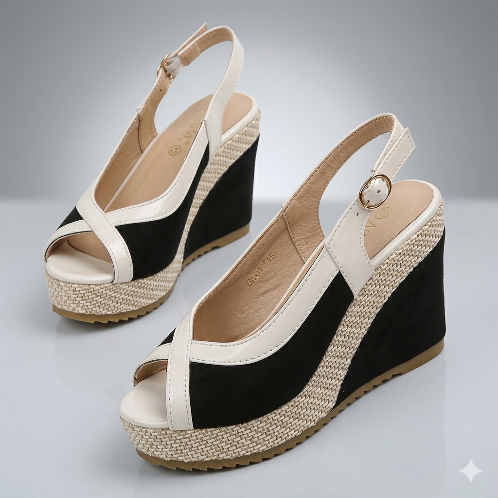 Elise Wedge Sandal