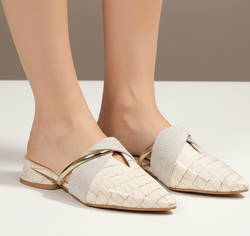 Valeria Croc Mule