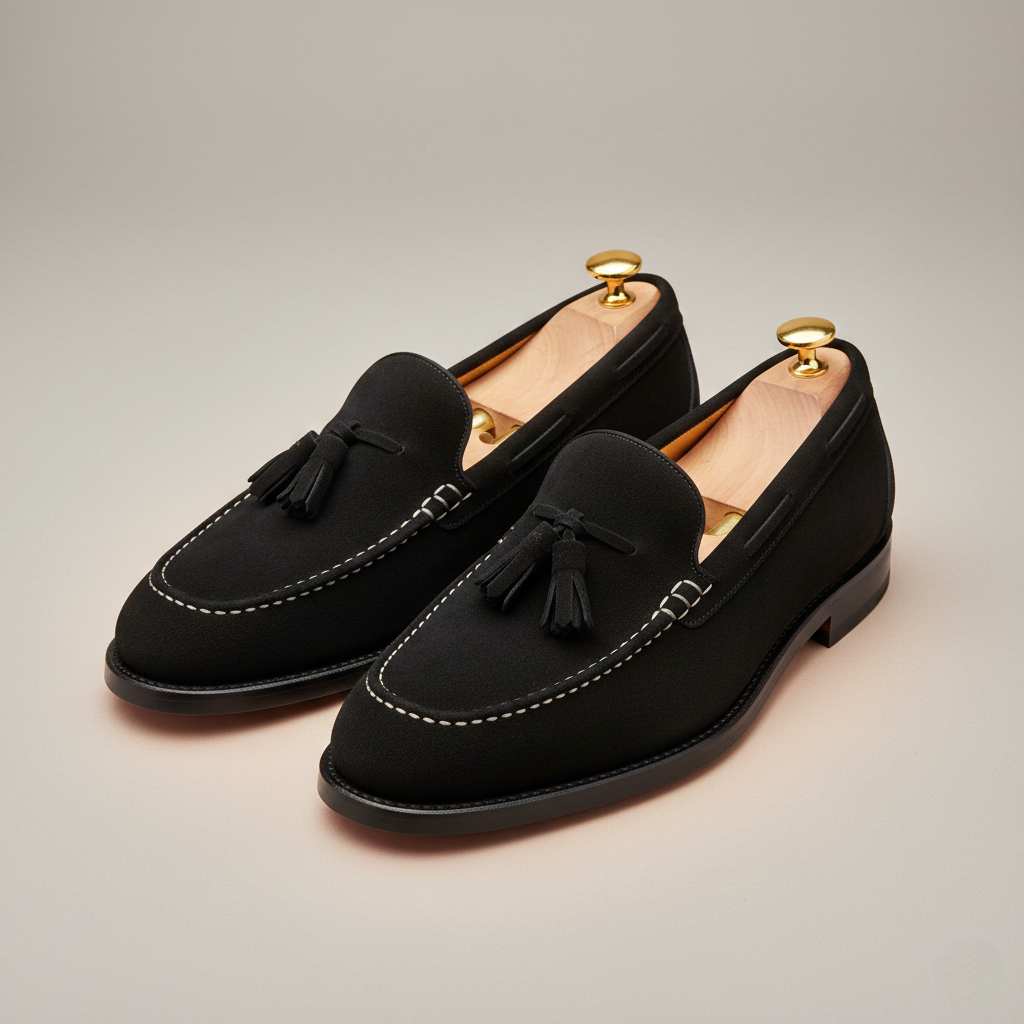 Harrington Suede Tassel Loafers