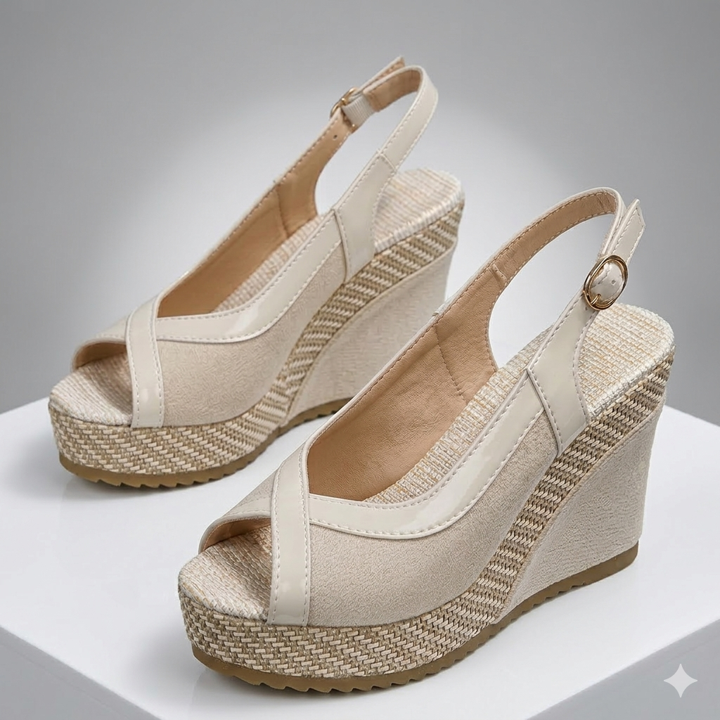Elise Wedge Sandal