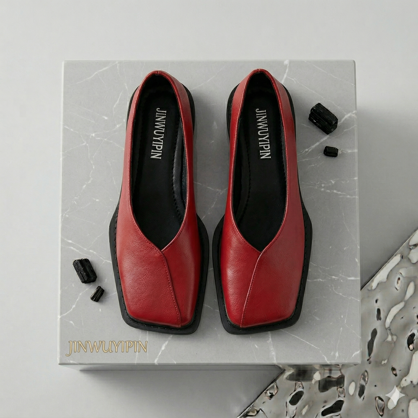 Camille Square Pump