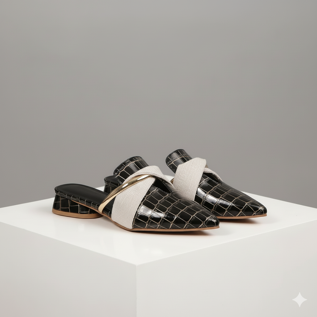 Valeria Croc Mule
