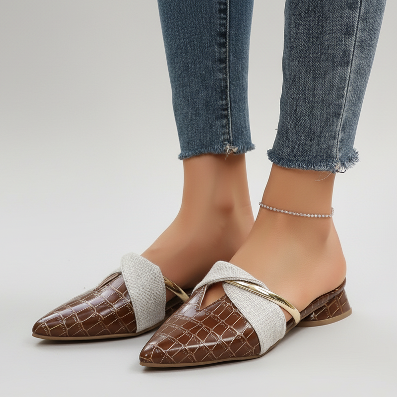 Valeria Croc Mule
