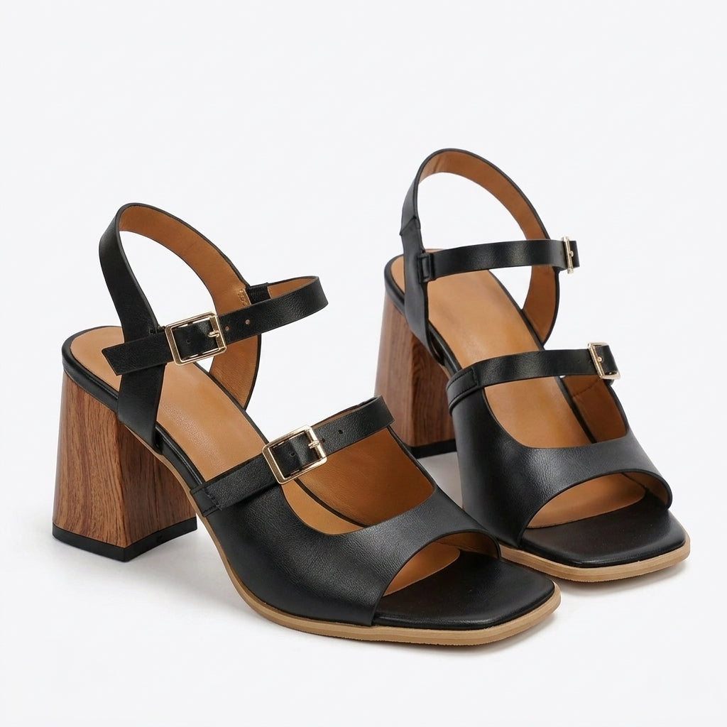 Buckland Block Heel Sandal