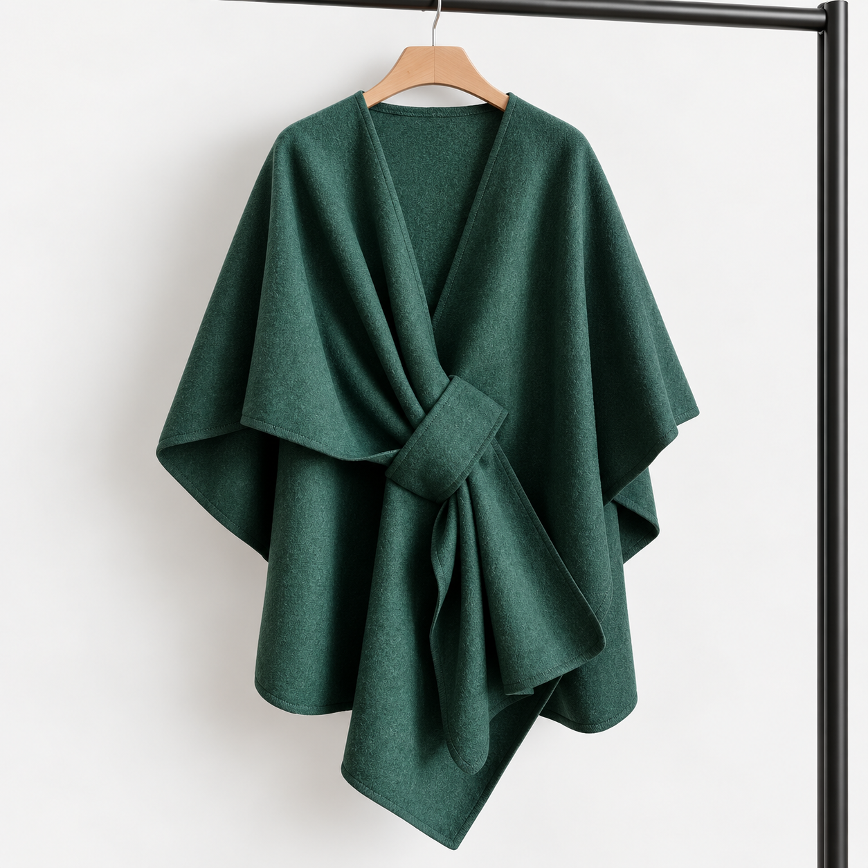 The Elara Cashmere Cape Shawl
