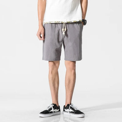 Eli Flax Linen Shorts – Men's Breathable Everyday Fit