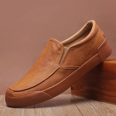 Marco Leather Loafers - Men’s Waterproof Daily Slip-Ons