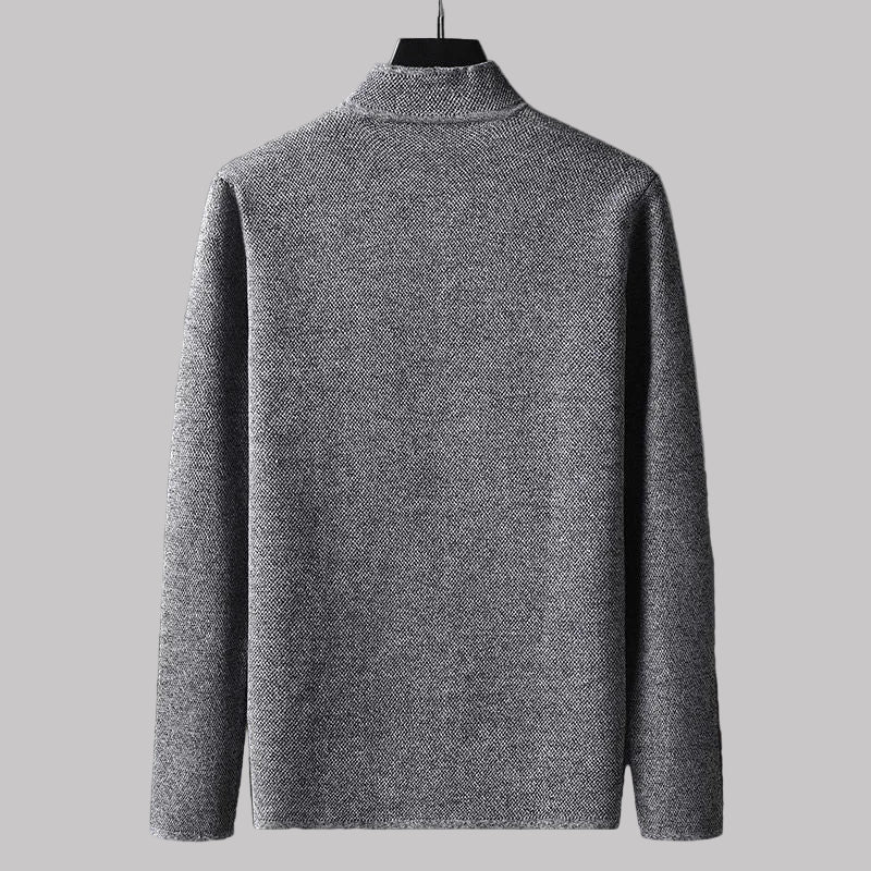 Lorenzo Knitted Stand-Collar Cardigan Jacket