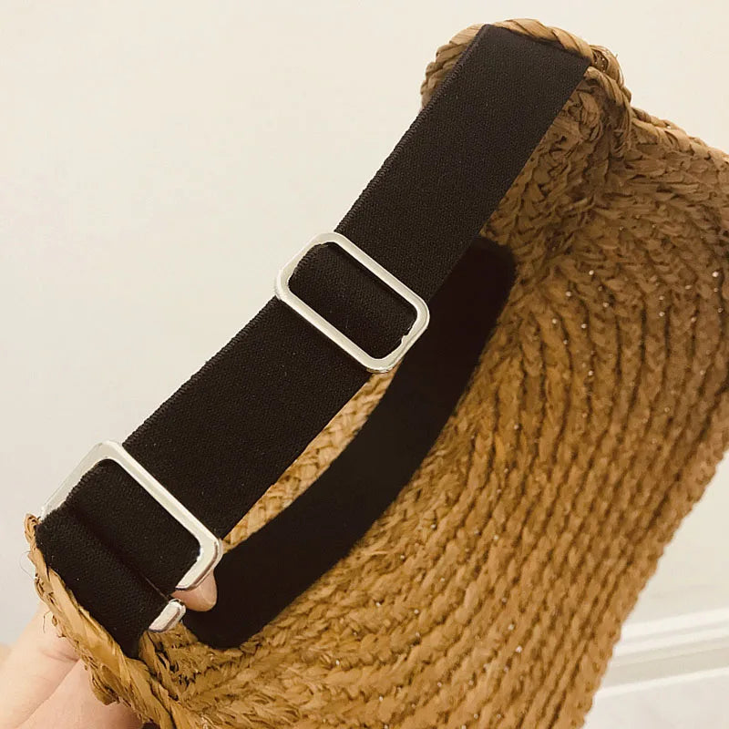 Solara Straw Visor Hat