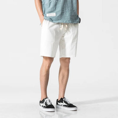 Eli Flax Linen Shorts – Men's Breathable Everyday Fit