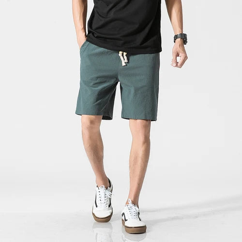 Eli Flax Linen Shorts – Men's Breathable Everyday Fit