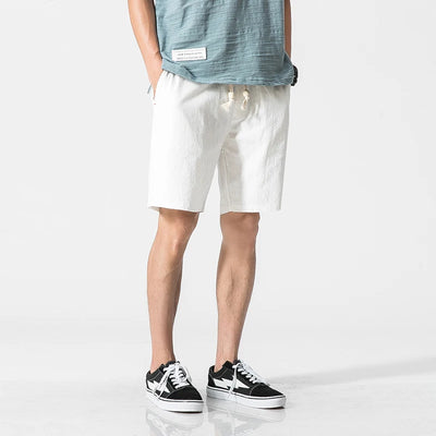 Eli Flax Linen Shorts – Men's Breathable Everyday Fit