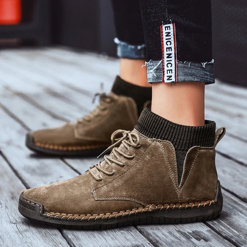 Luca Suede Mid-Top Boots