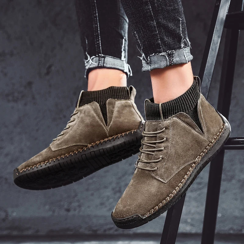 Luca Suede Mid-Top Boots