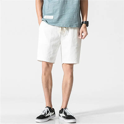 Eli Flax Linen Shorts – Men's Breathable Everyday Fit
