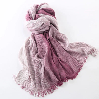Brand Winter Men's Scarf Fashion Plaid Striped Tassel Shawls and Wrap Bufandas Cachecol Cotton Linen Wrinkled Scarves for Men