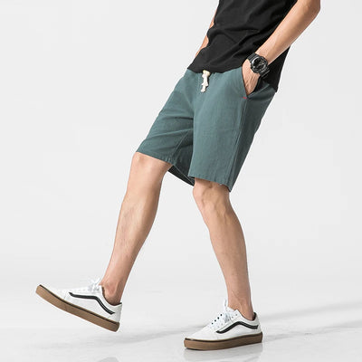 Eli Flax Linen Shorts – Men's Breathable Everyday Fit