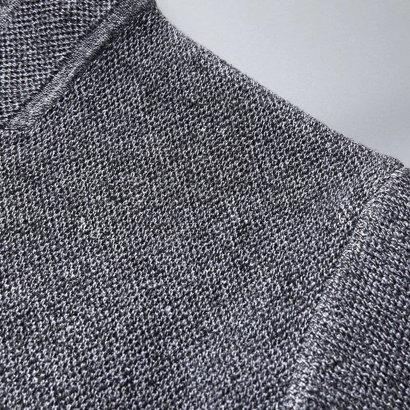 Lorenzo Knitted Stand-Collar Cardigan Jacket