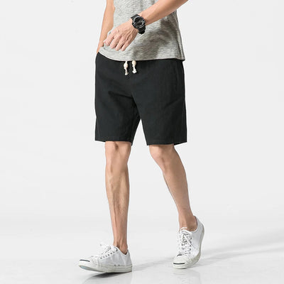 Eli Flax Linen Shorts – Men's Breathable Everyday Fit
