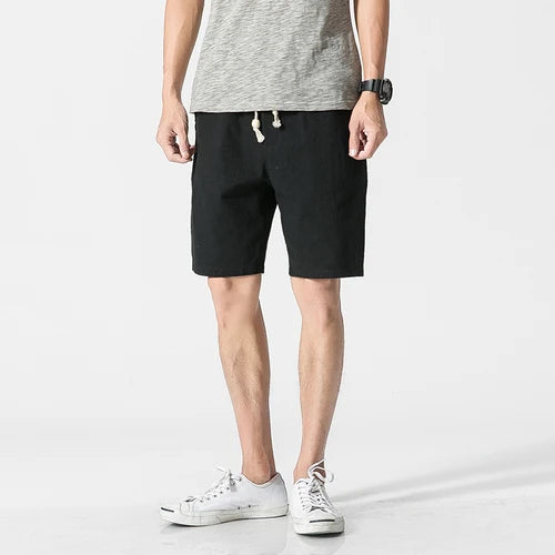 Eli Flax Linen Shorts – Men's Breathable Everyday Fit