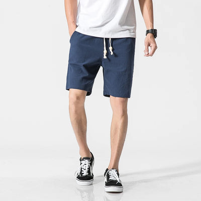 Eli Flax Linen Shorts – Men's Breathable Everyday Fit