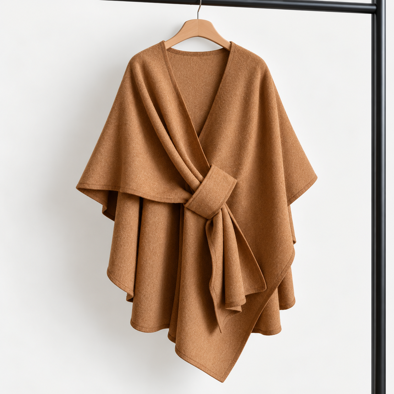 The Elara Cashmere Cape Shawl