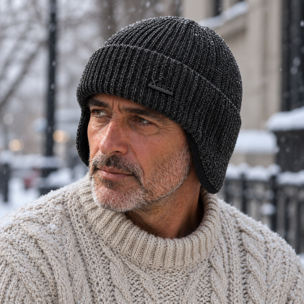 Haven Fleece-Lined Earflap Beanie