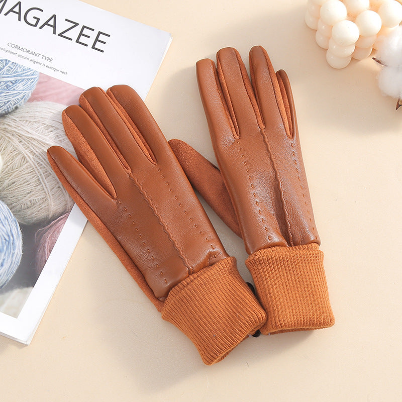 Lambskin Fleece-Lined Gloves