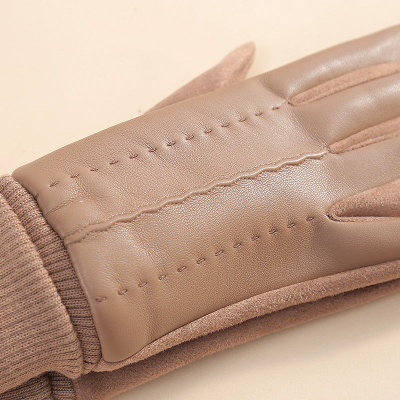 Lambskin Fleece-Lined Gloves