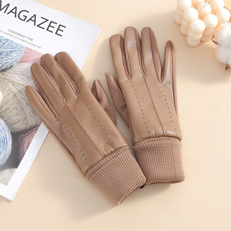 Lambskin Fleece-Lined Gloves