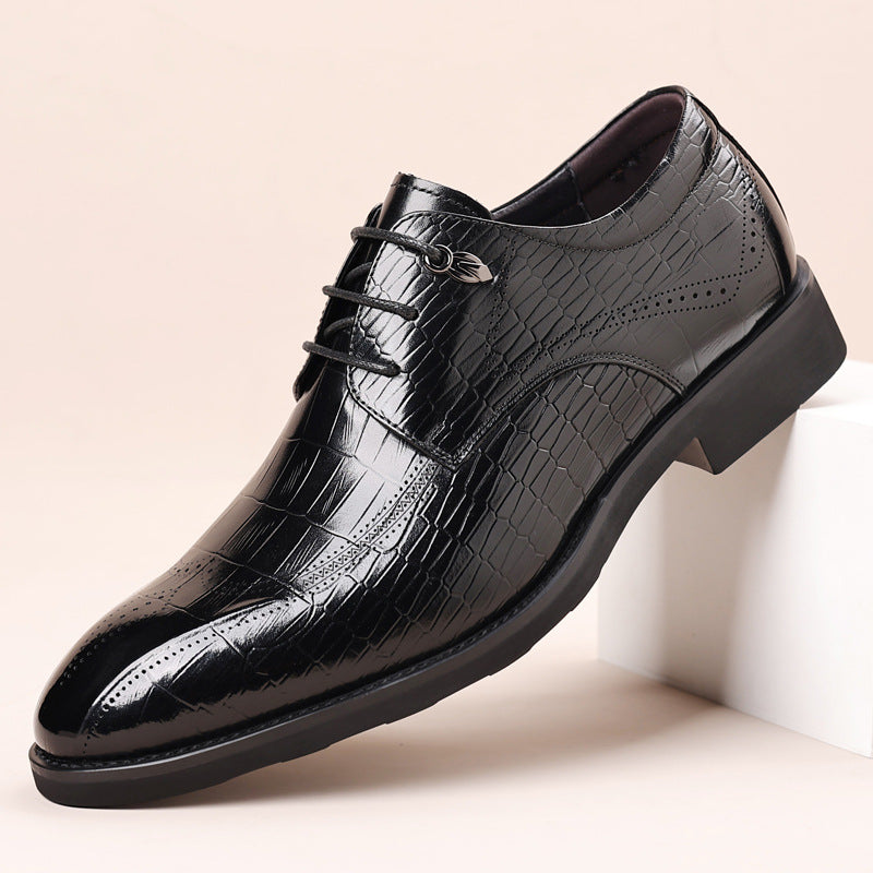 Alessio Full Grain Leather Dress Shoes