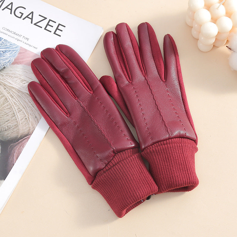 Lambskin Fleece-Lined Gloves