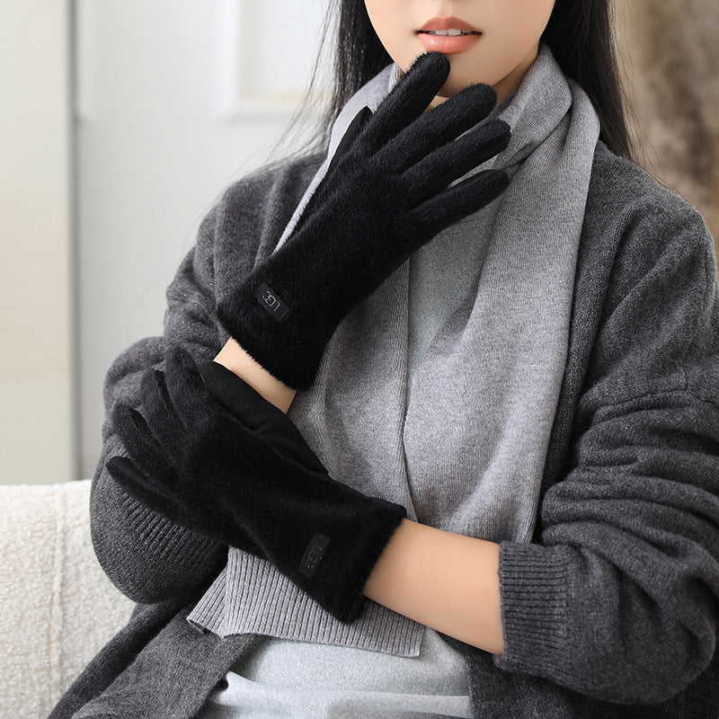 Velora Mink Velvet Gloves