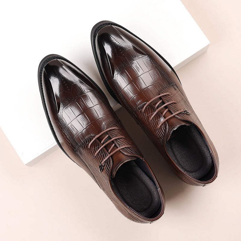Alessio Full Grain Leather Dress Shoes
