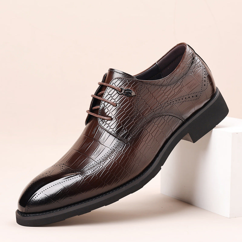Alessio Full Grain Leather Dress Shoes