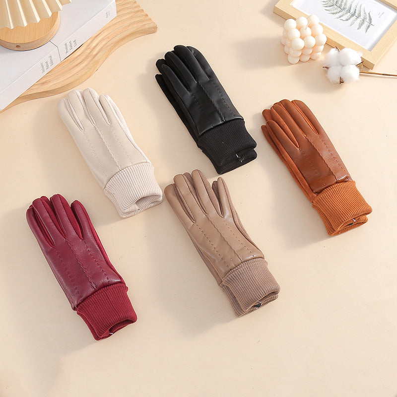 Lambskin Fleece-Lined Gloves