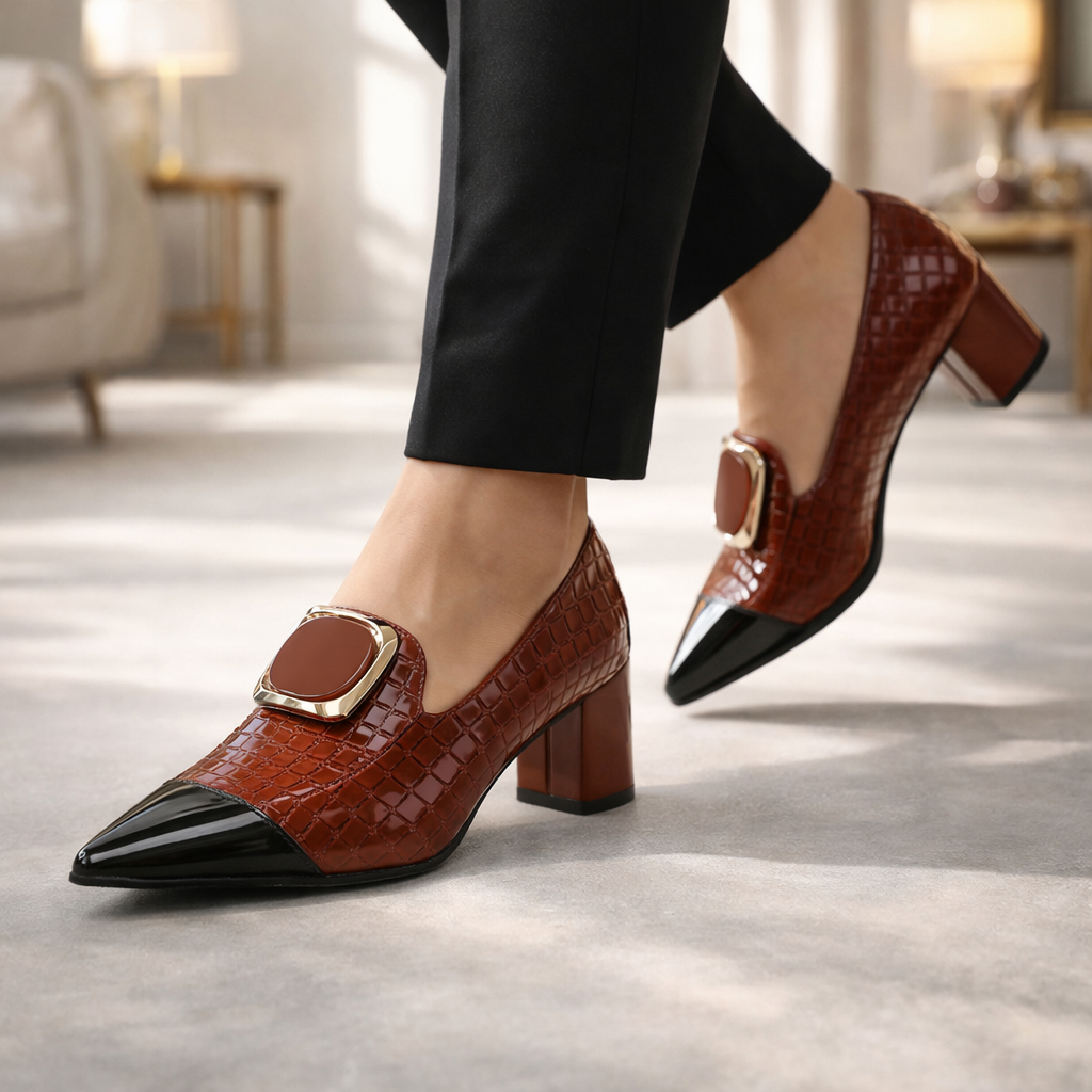 Elena Vegan Leather Pumps