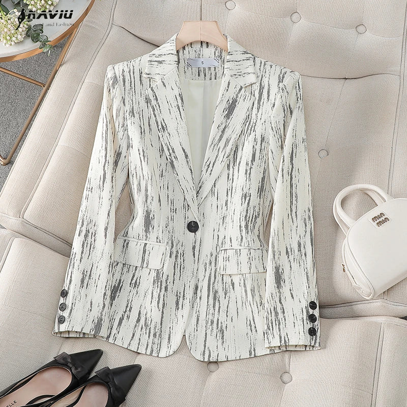 Irene Striped Blazer