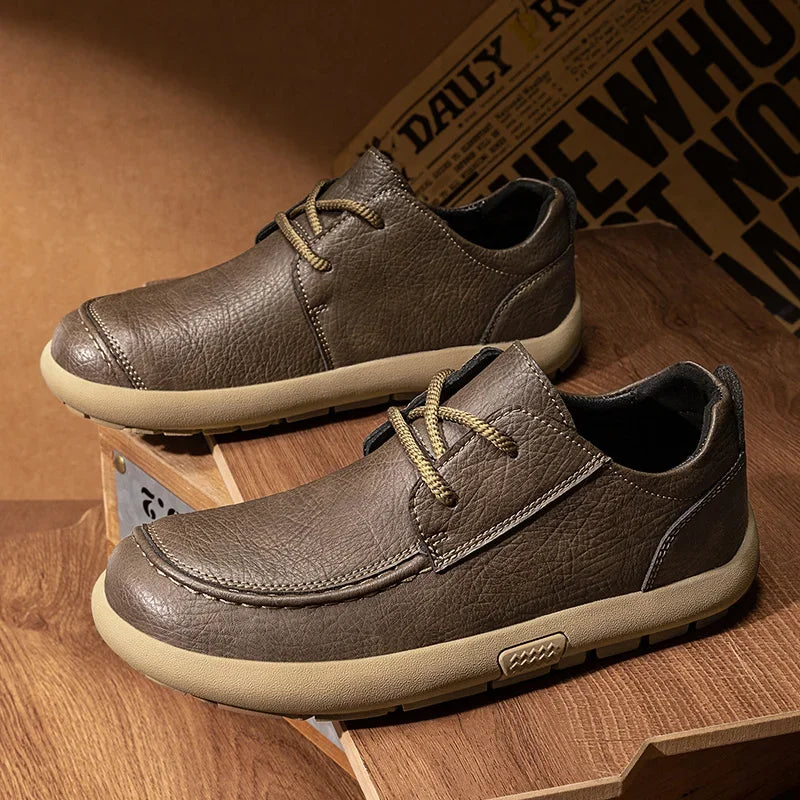 Benz Leather Water-Resistant Loafers