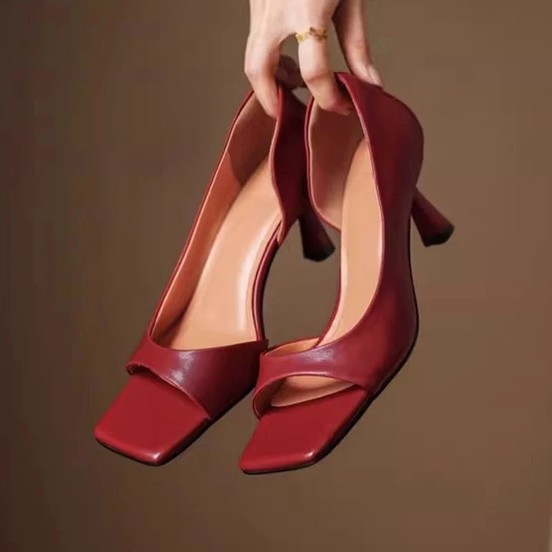 Aluna Mid-Heel Sandals