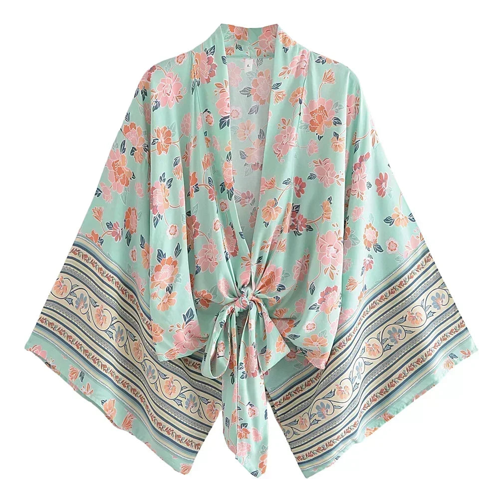 Floral Kimono Blouse