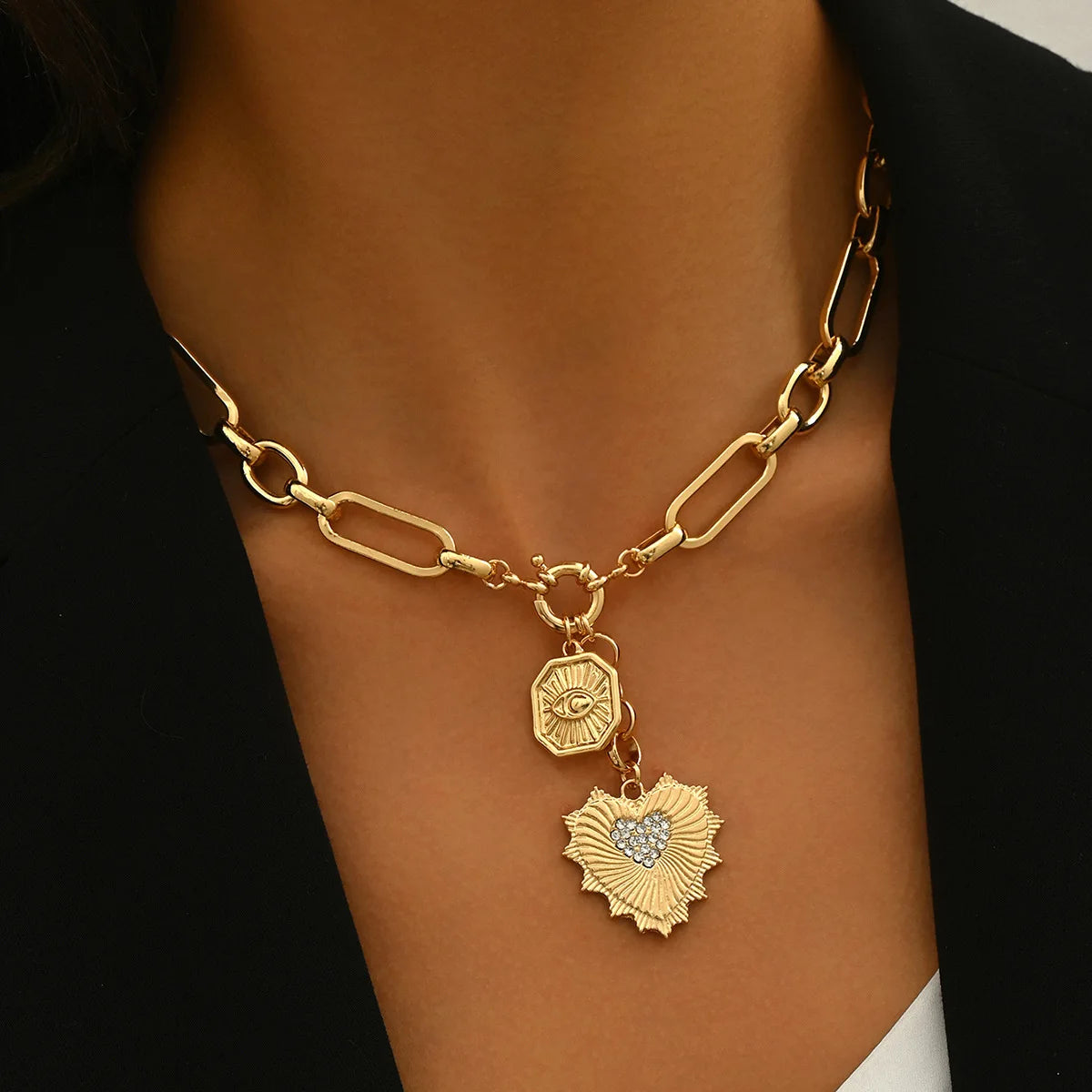 Lucia Gold-Tone Chain Necklace