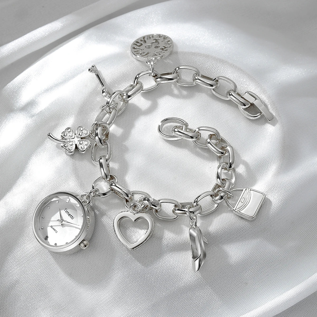 Timetti Charm Bracelet Watch