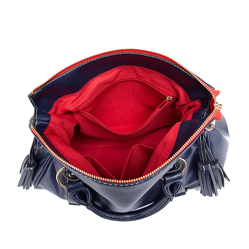 Milano Polished Leather Tote Bag