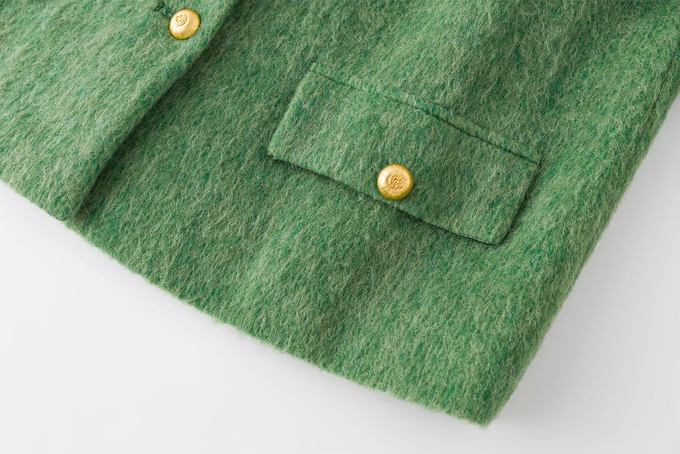 Élise French Wool Tweed Coat