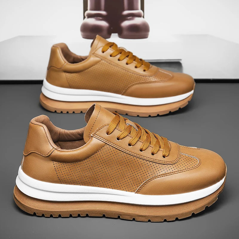 Jayden High-Top Leather Sneakers