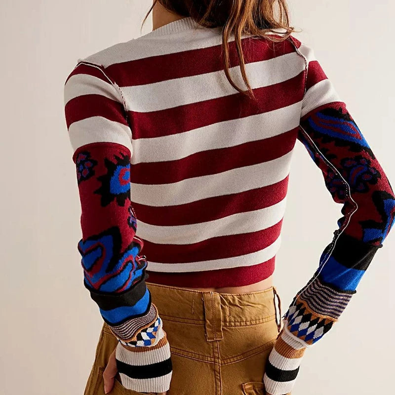 Siena Stripe Knit Top